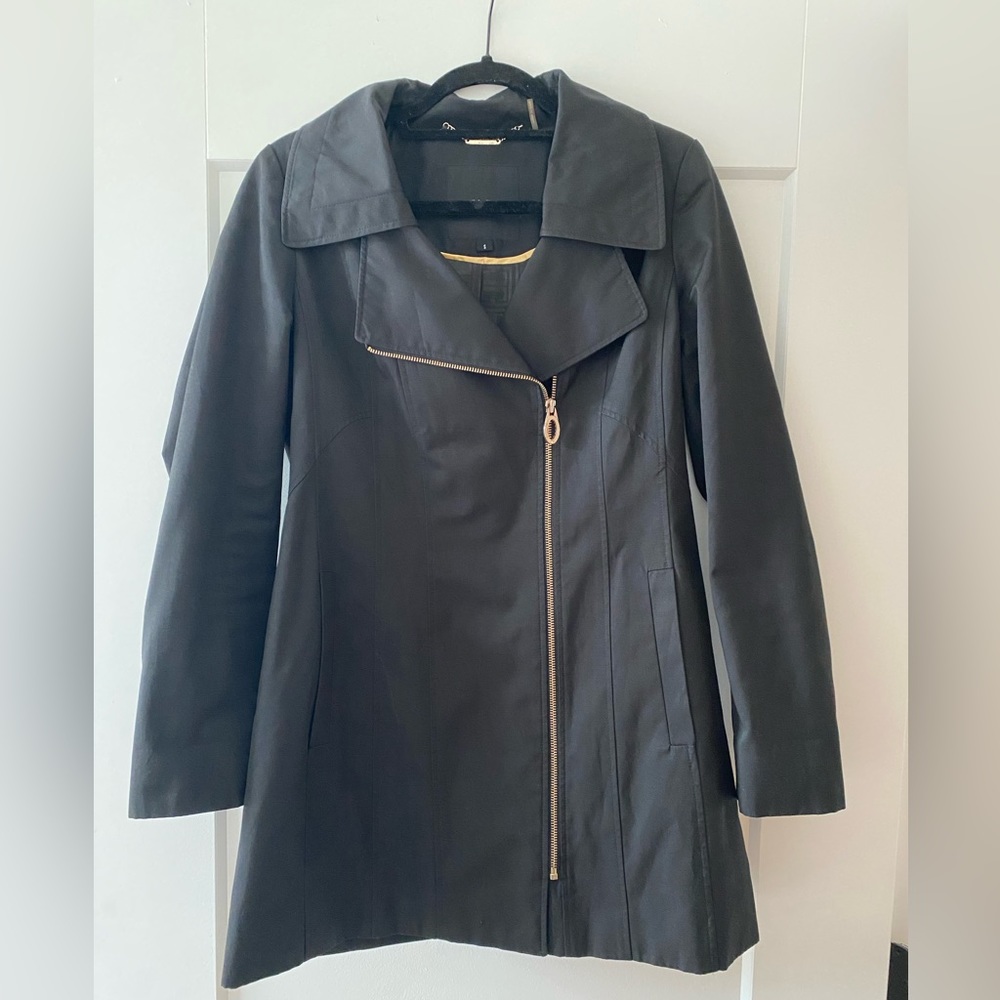 Timeless black trench